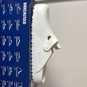 Birkenstock White Mules Comfortable Stylish Footwear